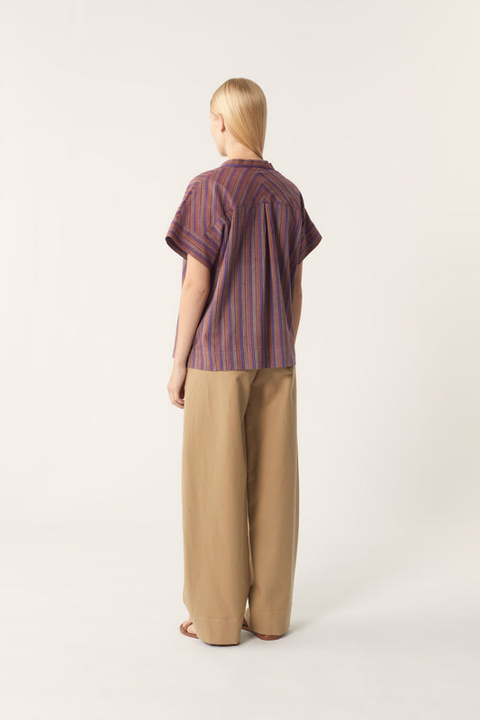 POSITANO PURPLE BLOUSE