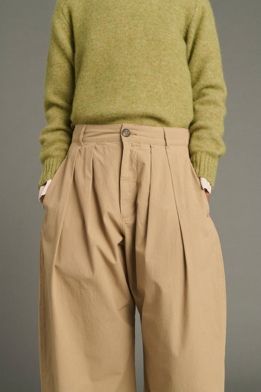 Lambert trousers - Beige - Cotton - Women
