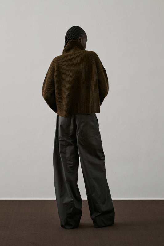 Pull Flynn - Marron Chiné - Laine - Femme