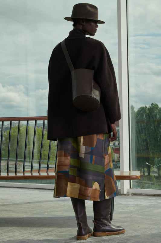 SKIRT VERSAILLES GREEN/BROWN