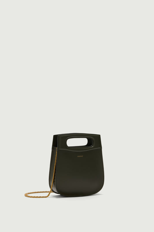 Cheri Mini bag - Military Green - Leather - Women