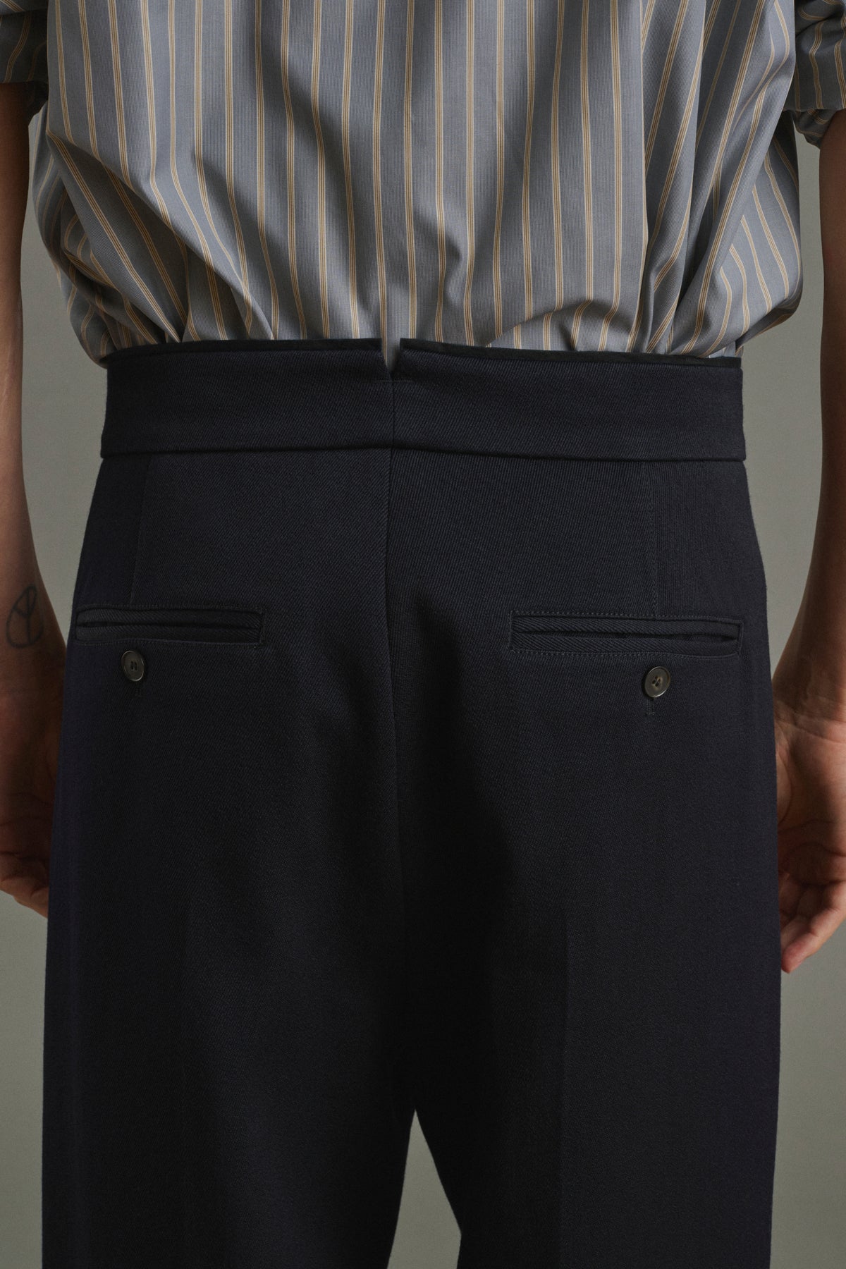 Trousers Antonin - Dark Navy - Wool - Men vue 5