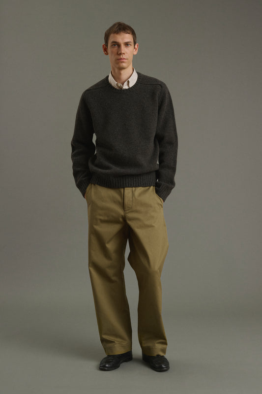Chet trousers - Beige - Cotton - Men