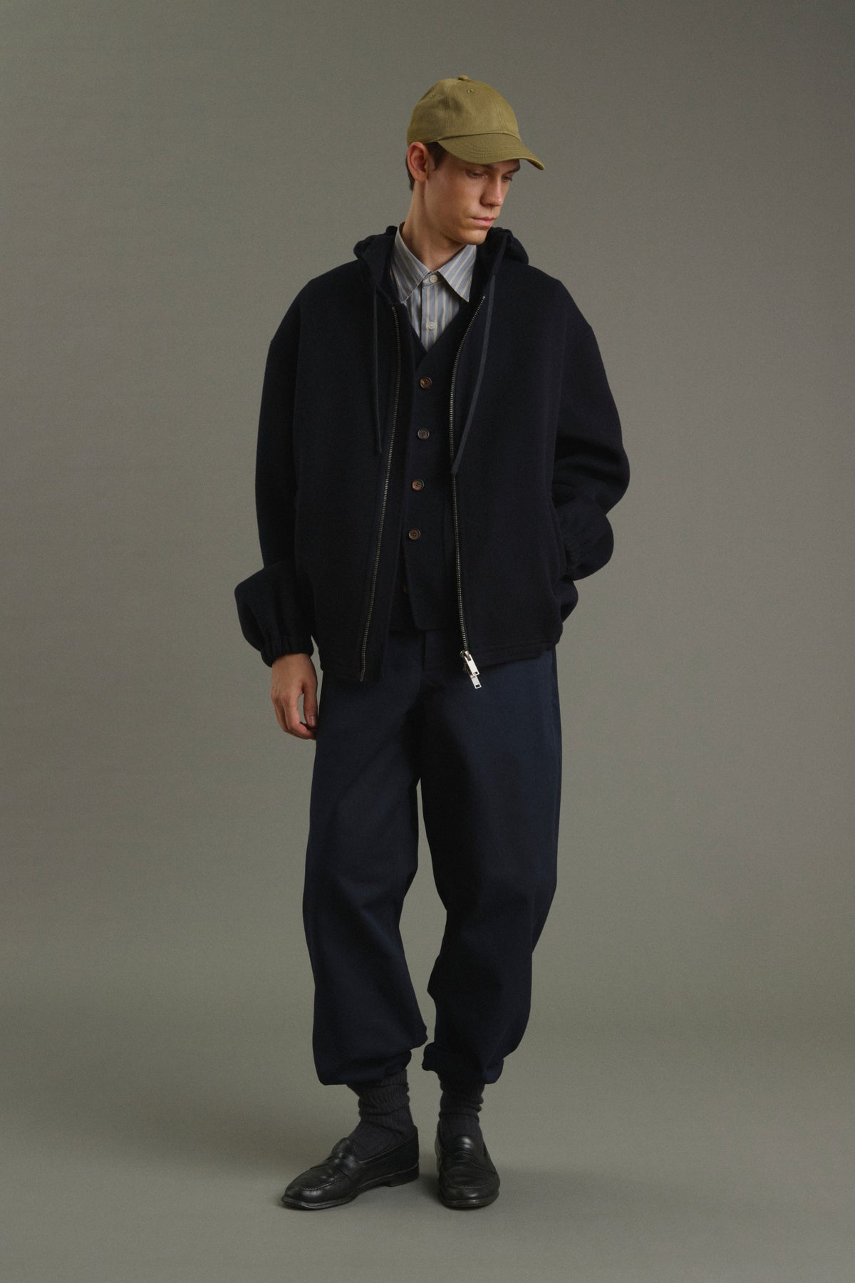 Jacket Max - Deep Navy - Double-Faced - Men