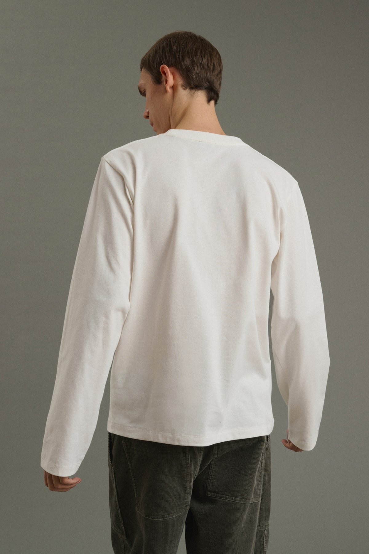 T-Shirt Thomas - Ecru - Cotton - Men vue 4