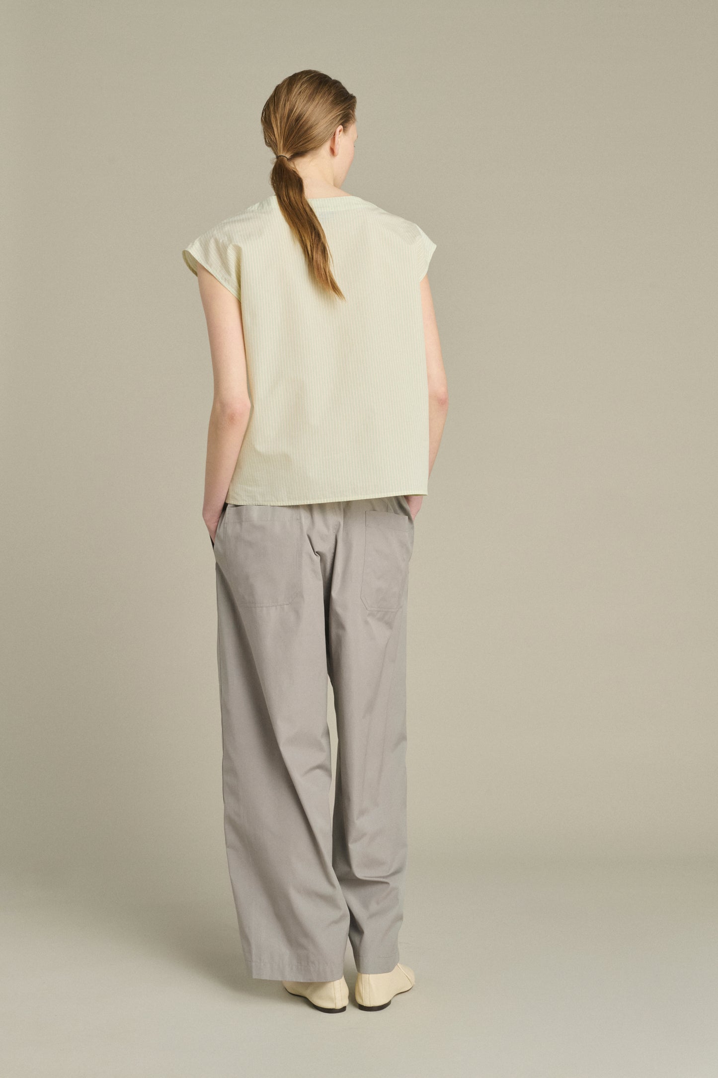 Hugues trousers - Grey - Cotton - Women