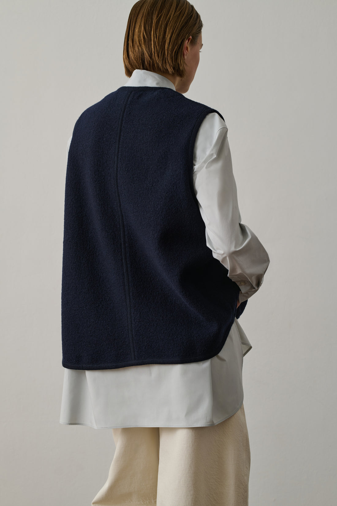 Veste Chicago - Navy - Laine - Femme