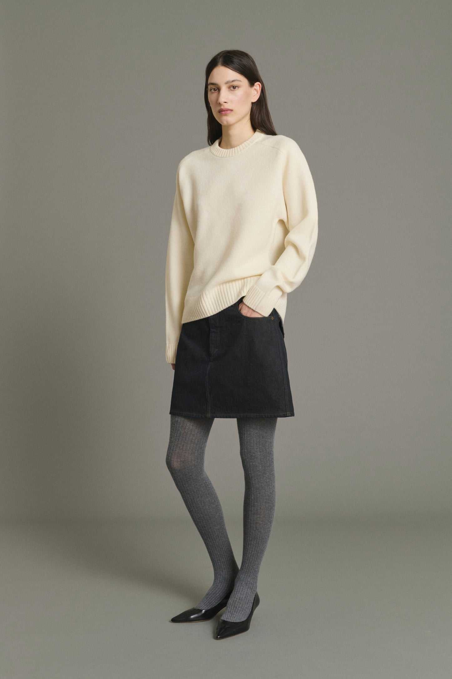 Skirt Lacy - Black - Cotton - Women
