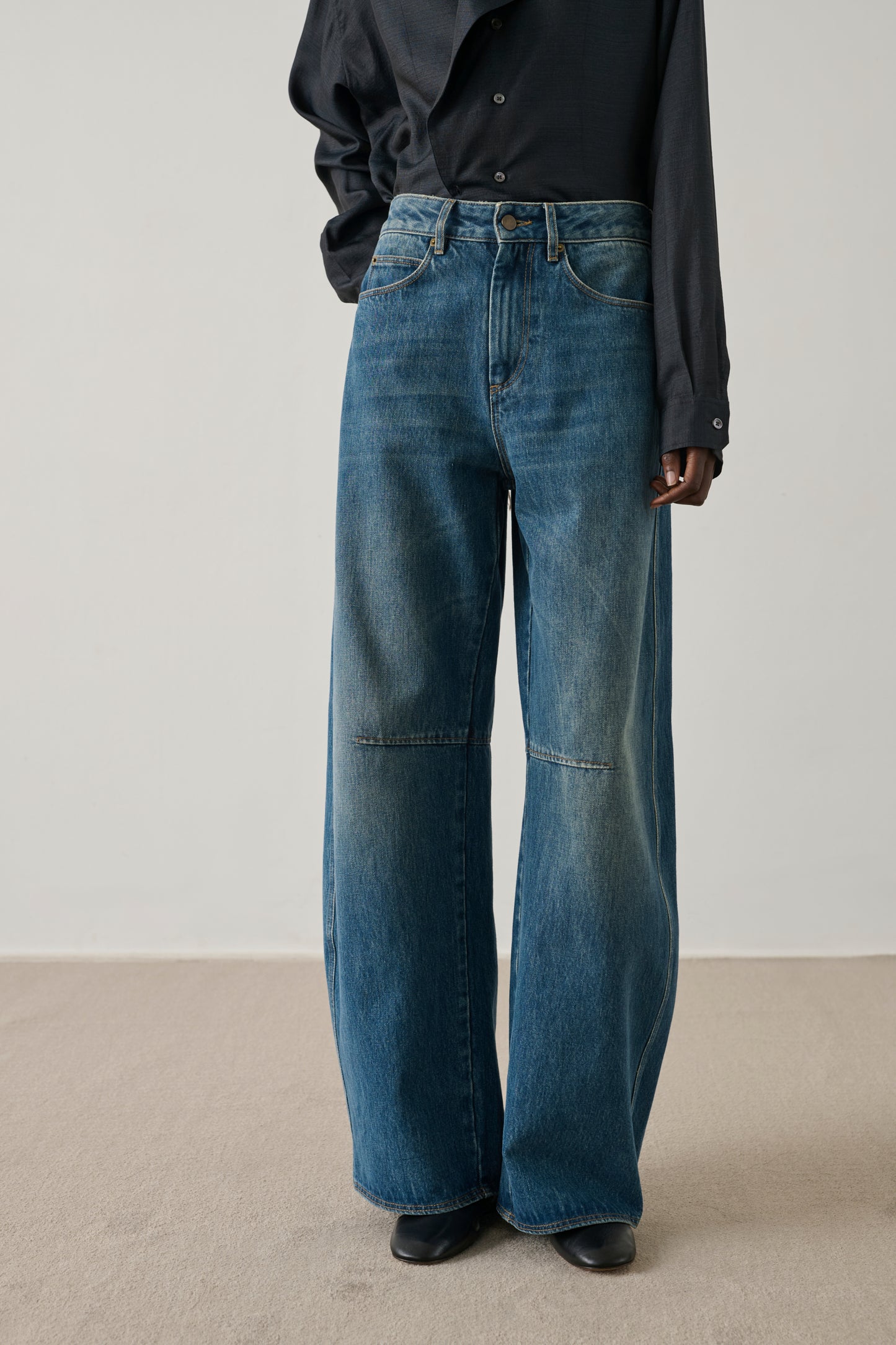 Jeans Gaspard - Blue/Green - Women