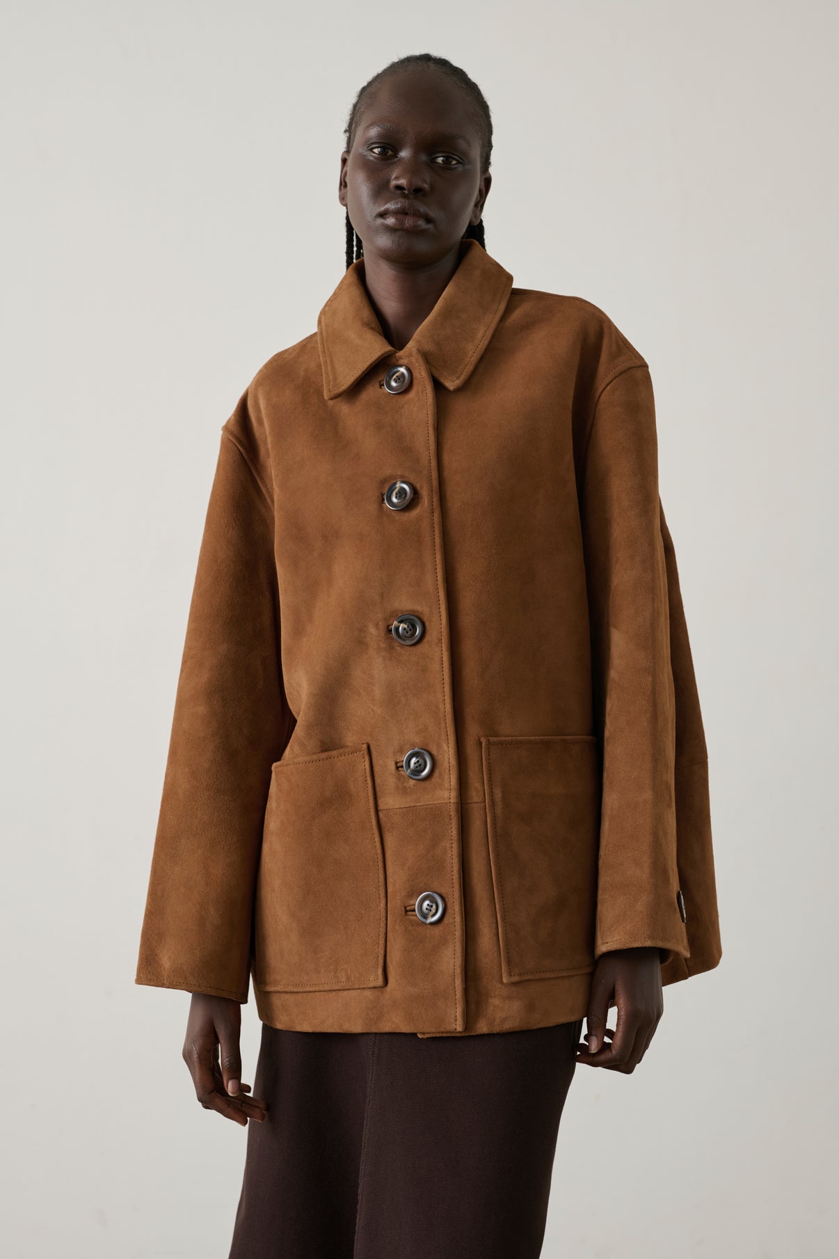 Vincenzo jacket - Natural - Leather - Women vue 2