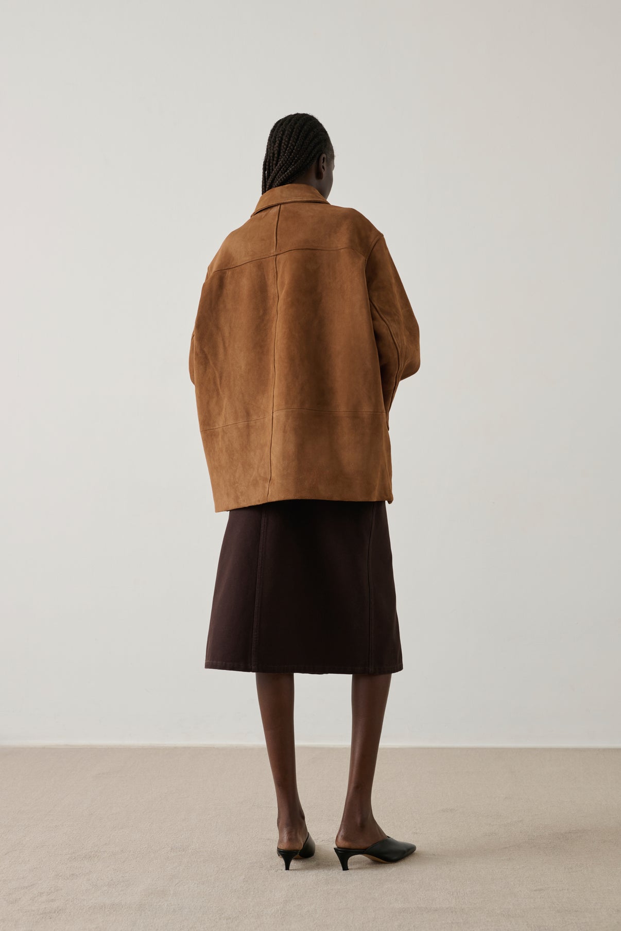 Vincenzo jacket - Natural - Leather - Women vue 3