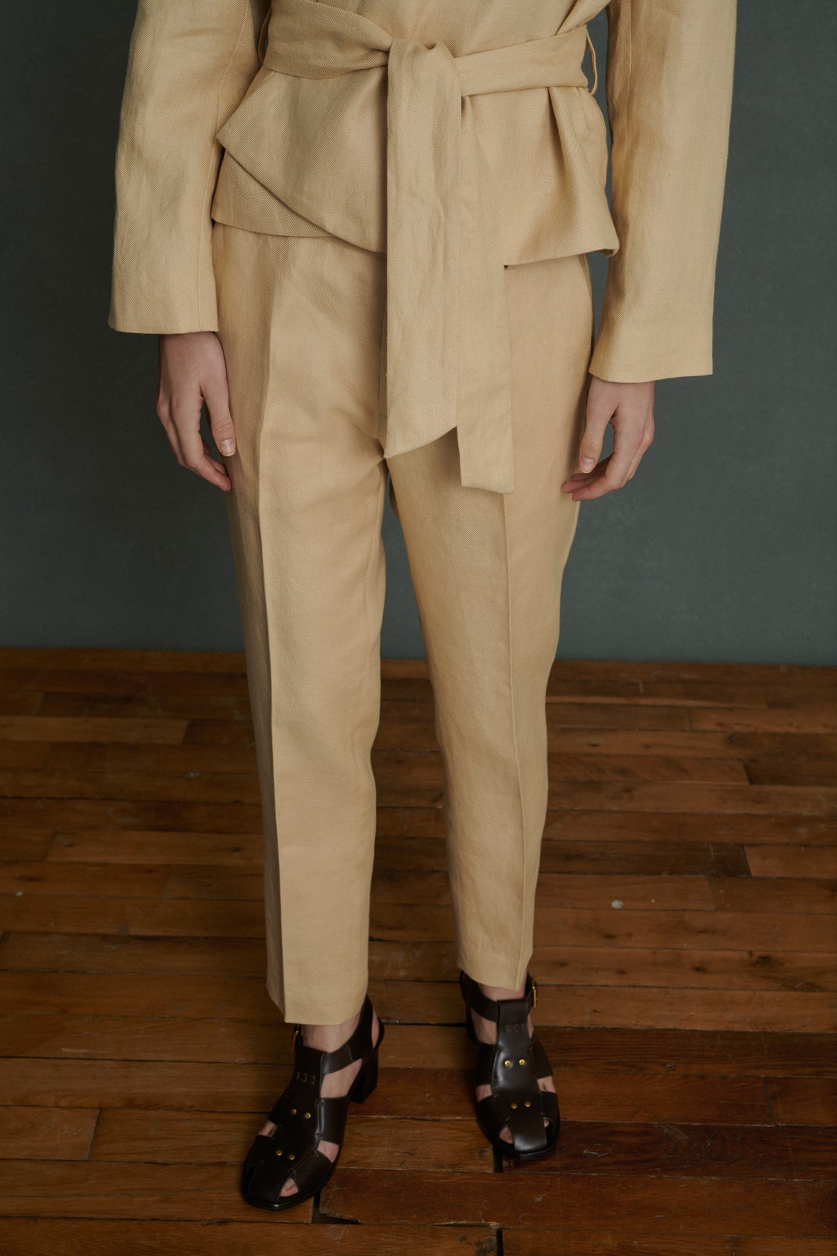 Pantalon Adele - Vanille - Lin - Femme vue 3