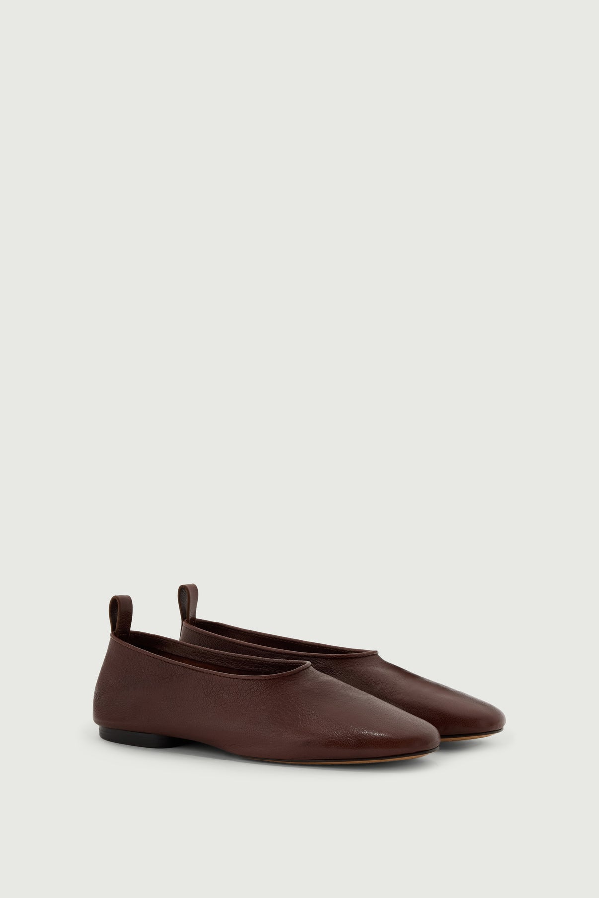 Bala ballerinas - Cognac - Leather - Women vue 2