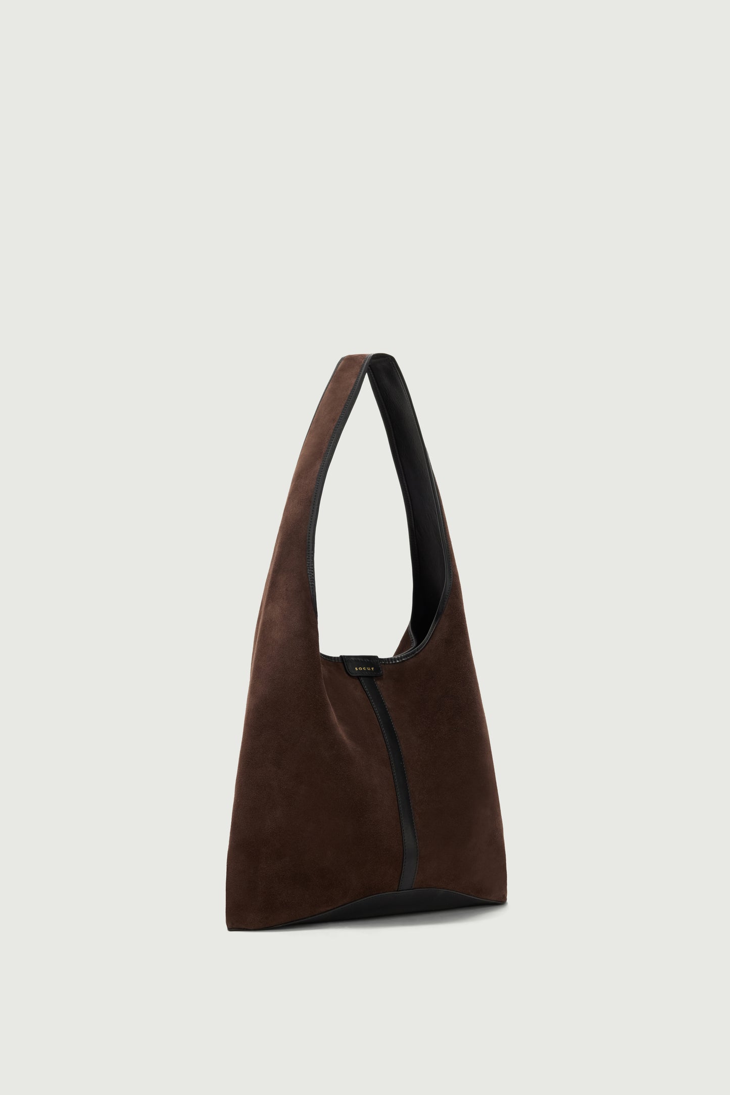 Delice Tote Bag - Dark Brown - Leather - Women