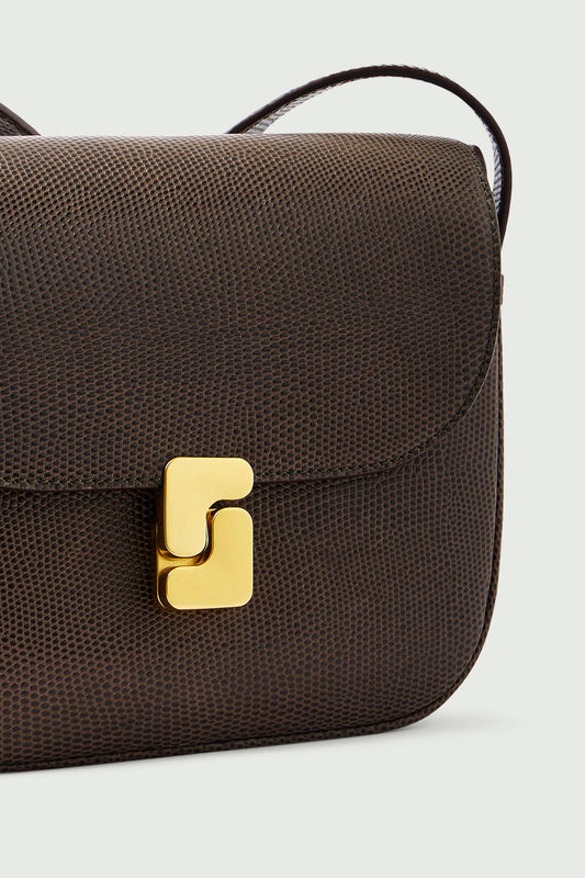 Sac Bellissima Mini - Vert Olive - Cuir - Femme